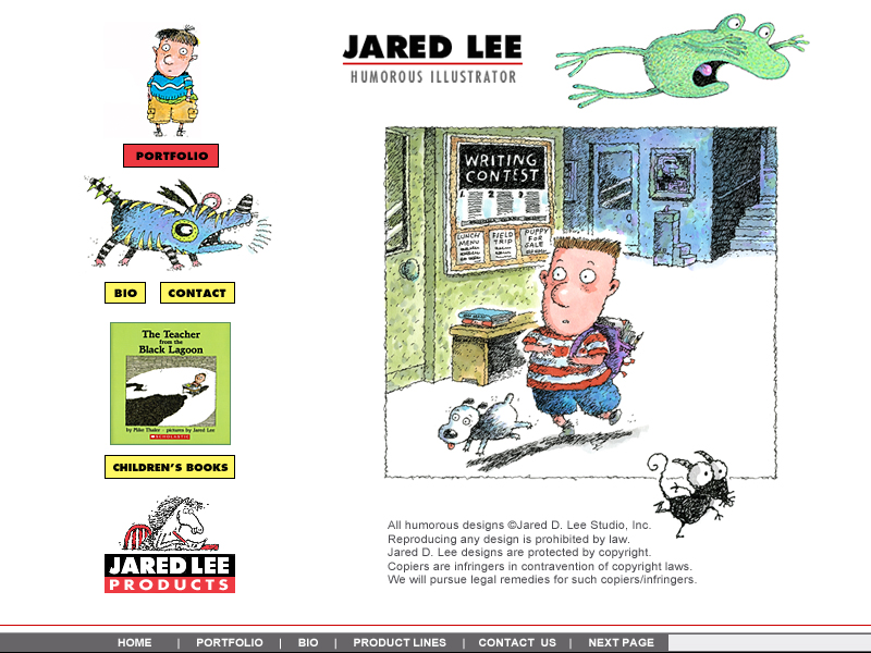 Jared Lee - humorous illustrator, equine products, graphic design  illustration